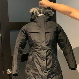 Ladies North Face winter goose down jacket size XS